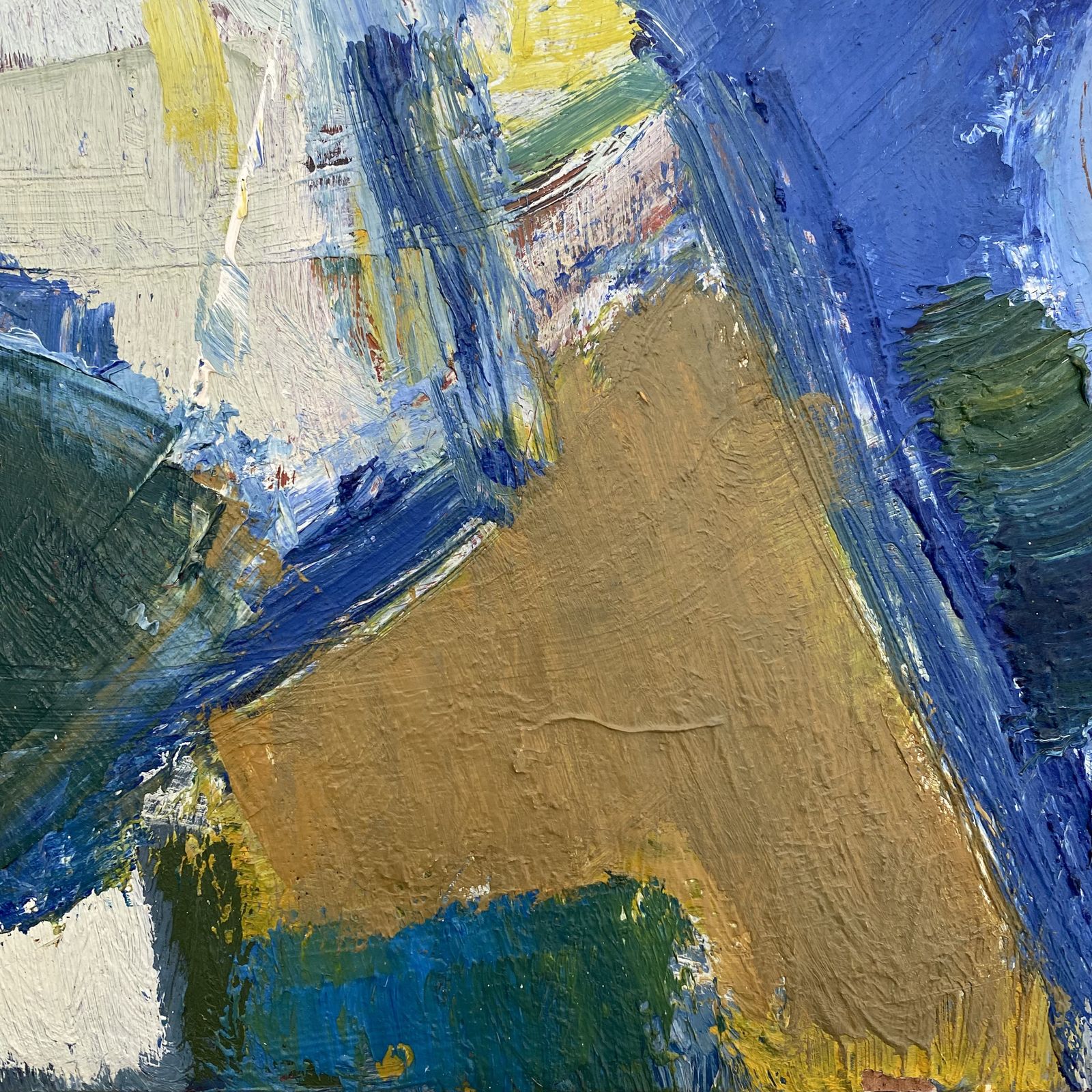 Art Mid Century Swedish Abstract Painting By Arthur Y Nilsson photo