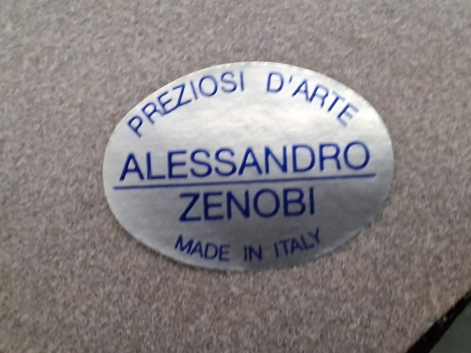 photo furniture Trittico D’arte Alessandro Zenobi – Altorilievi In Argento 999 E Oro 24kt In Radica E Cristallo
