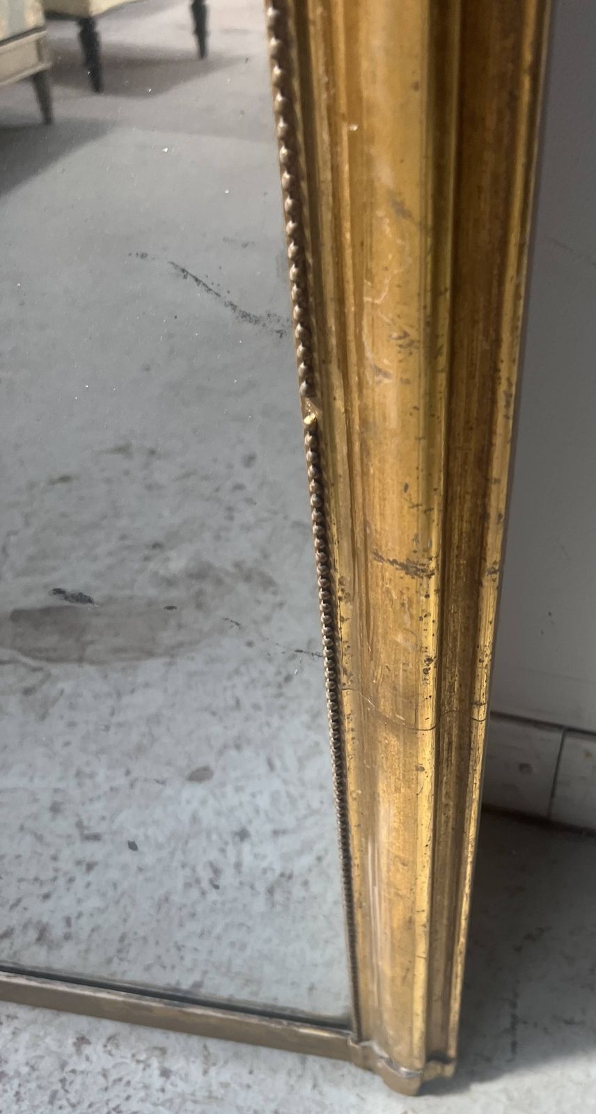 photo vinterior Louis XV Style Mirror In Wood And Gilded Stucco