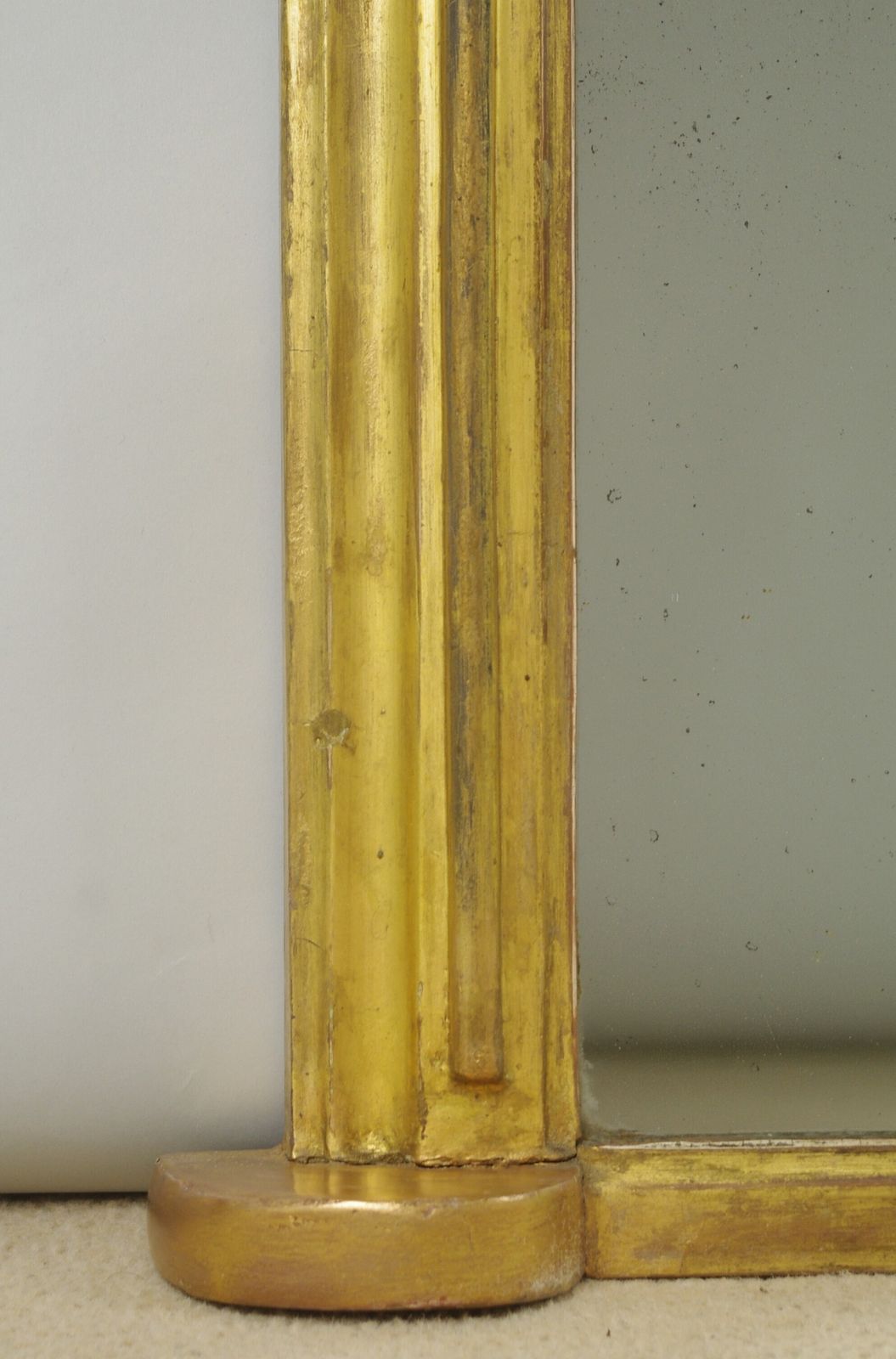Victorian Giltwood Arch Top Overmantle Mirror photo 1950.0