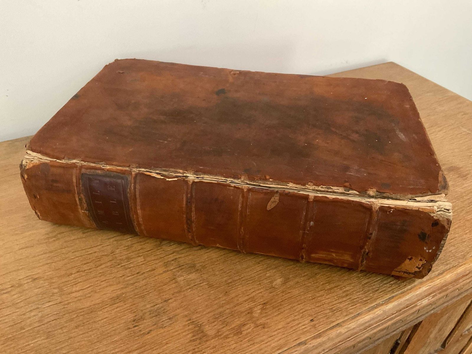 Rare 1792 Newcastle Folio Pulpit Bible – Illustrated By Beilby & Bewick – Matthew Brown photo furniture