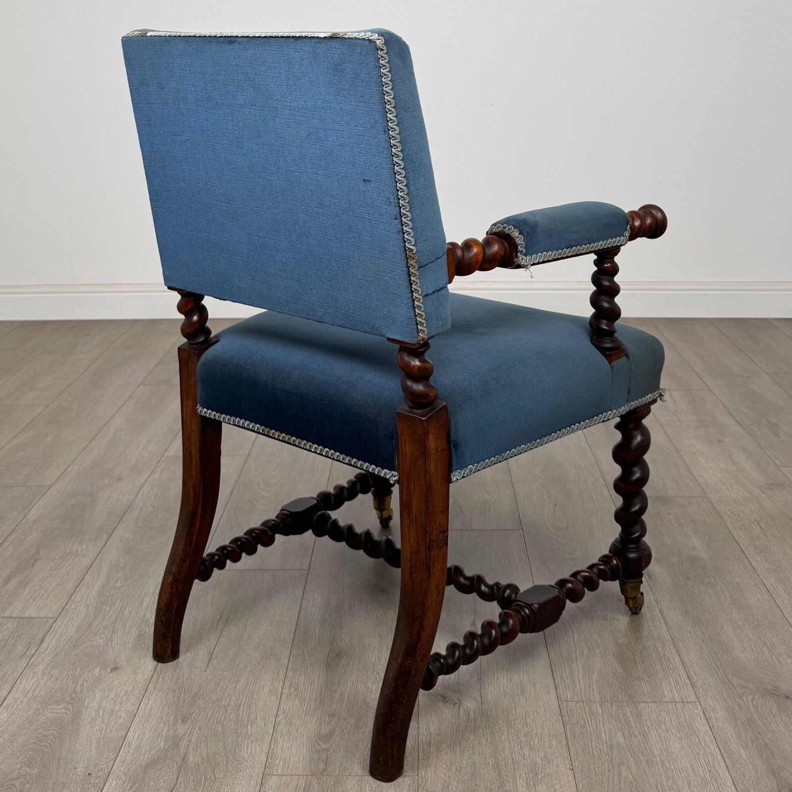 Antique 19th Century Carved Victorian Armchair In Oak ( Af 5666 ) photo 495.0