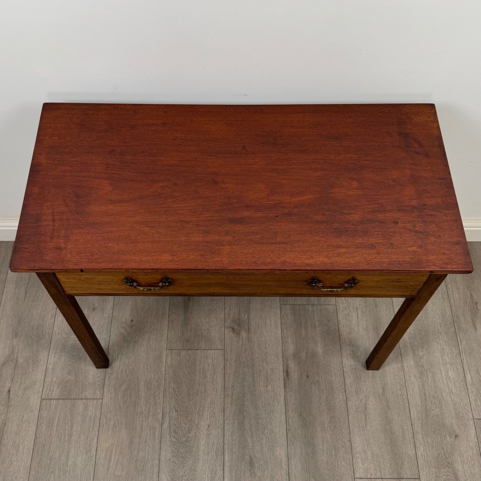 photo furniture Antique 20th Century Good Quality Writing Table In Mahogany ( Af 5664 )