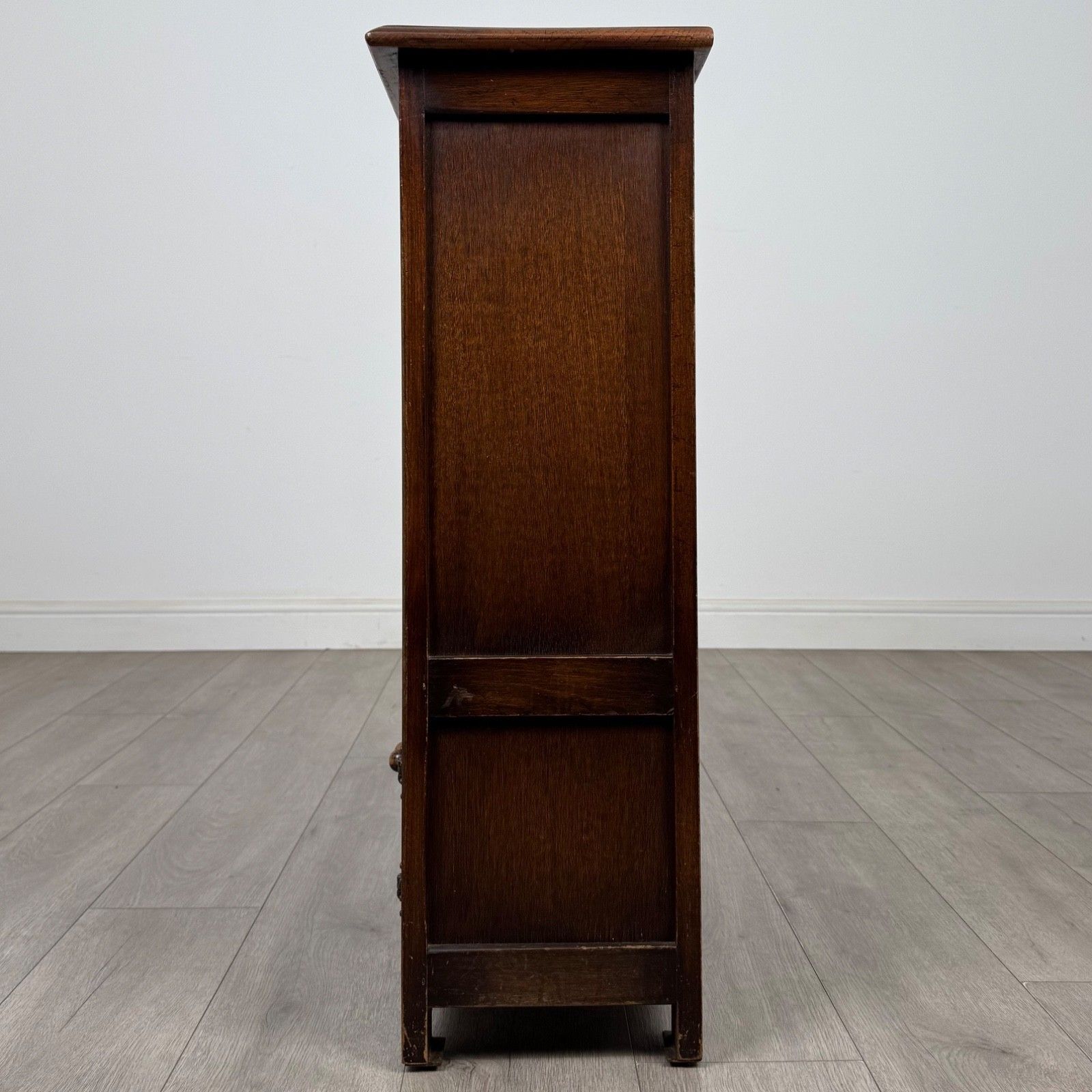 Antique 20th Century Good Quality Small Oak Cabinet ( Af 5615 ) photo Furniture