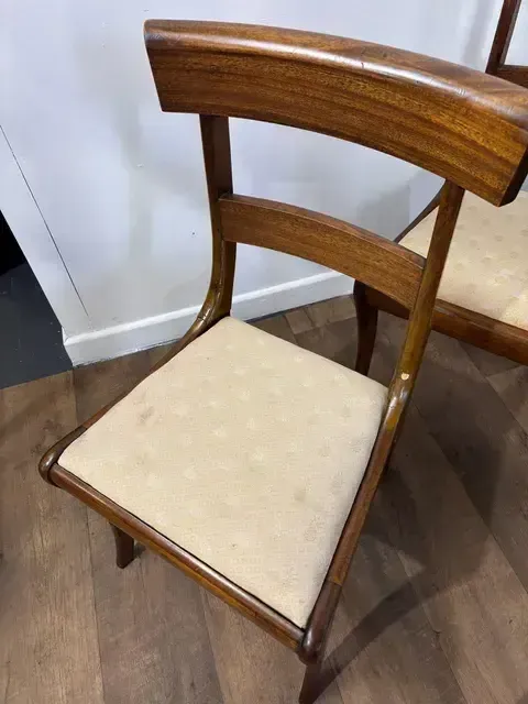 Set Of Six Victorian Mahogany Dining Chairs photo vinterior