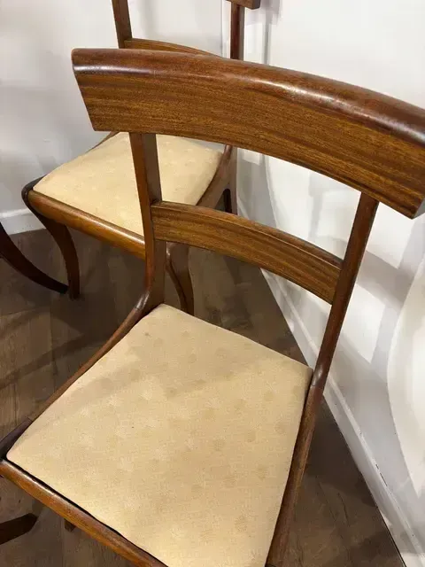 Set Of Six Victorian Mahogany Dining Chairs photo buy
