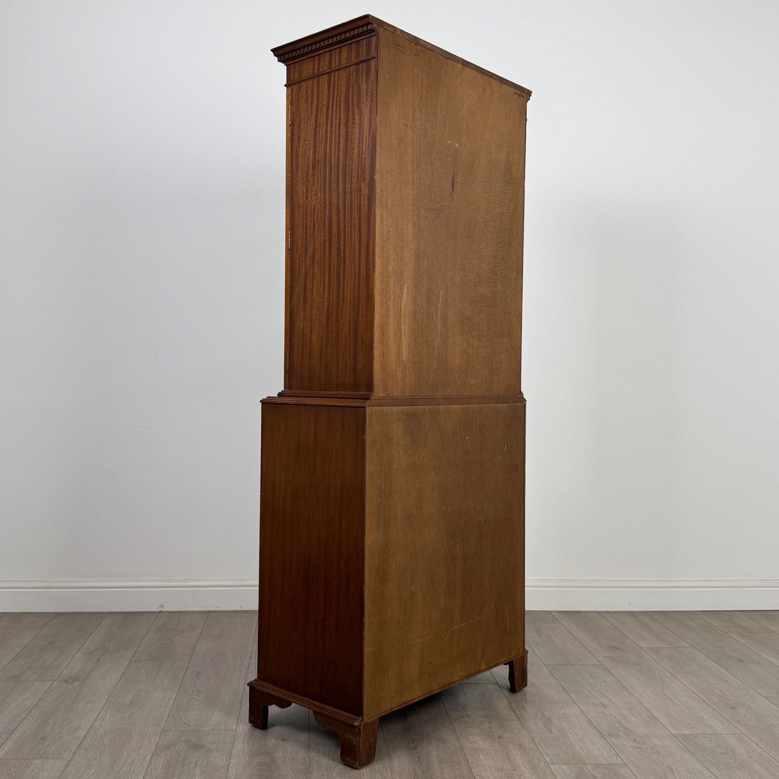 Antique 20th Century Secretaire Bookcase In Mahogany ( Af 5654 ) photo vinterior