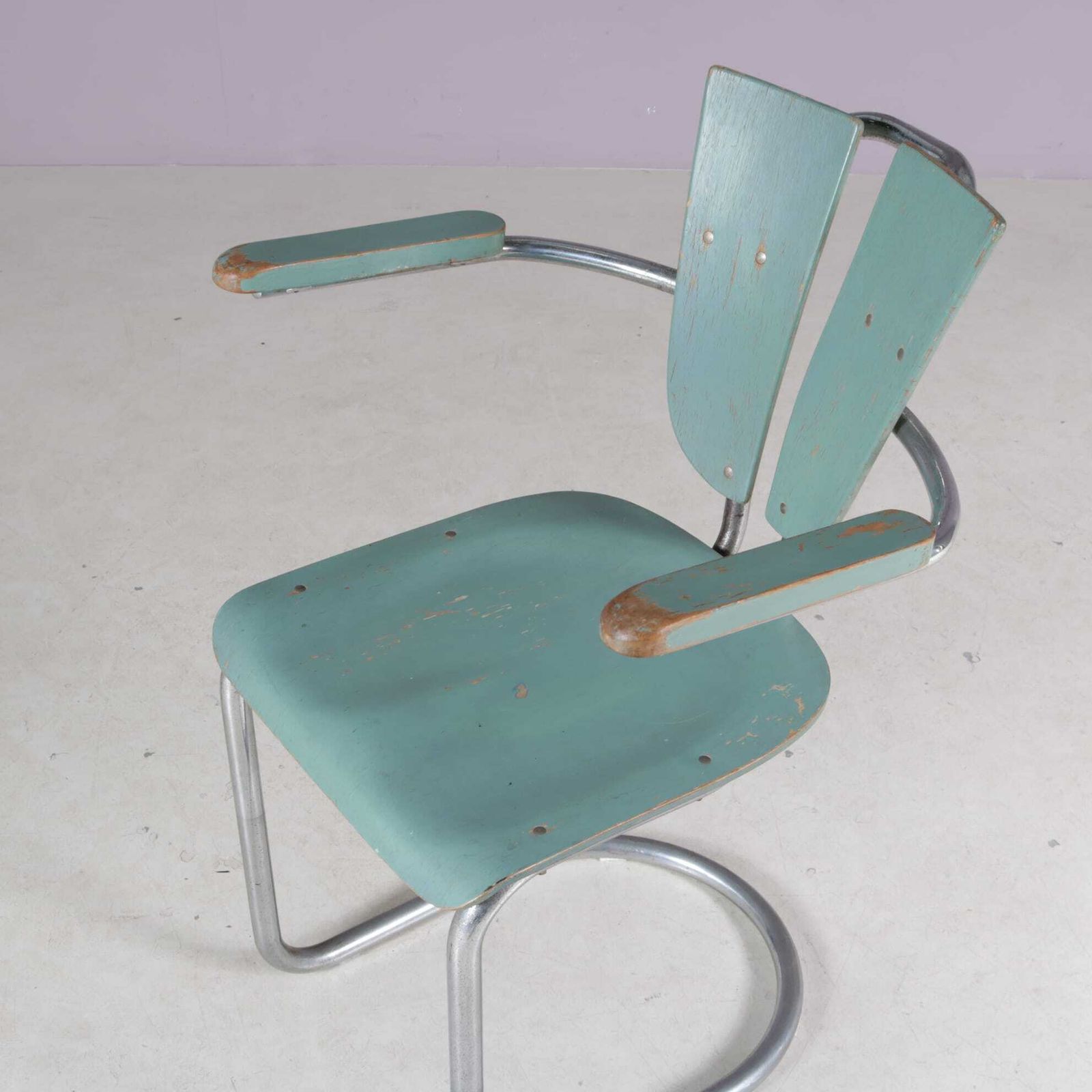 1950s Rare Side Chair By Lemafa Den Haag, Netherlands photo vintage