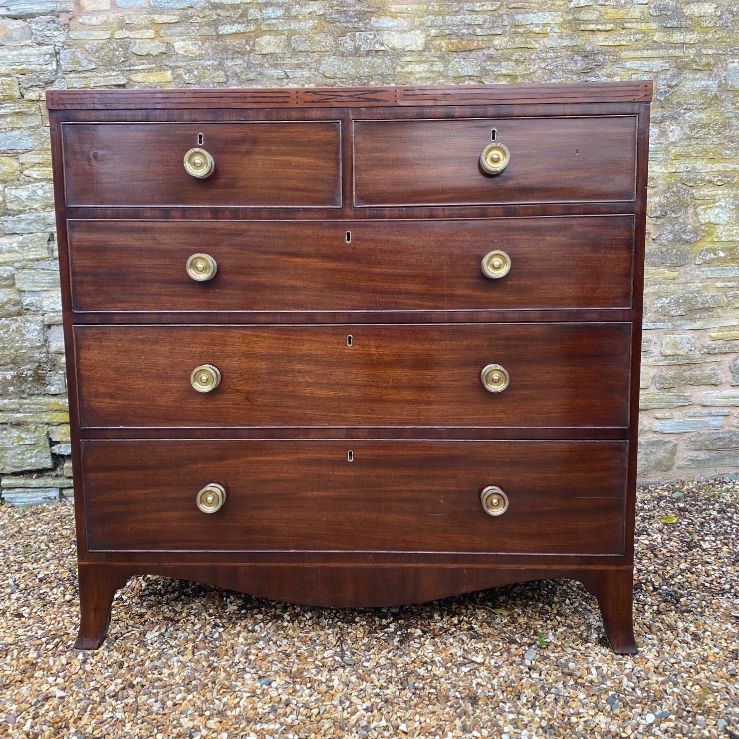 Regency Mahogany Chest Of Drawers
