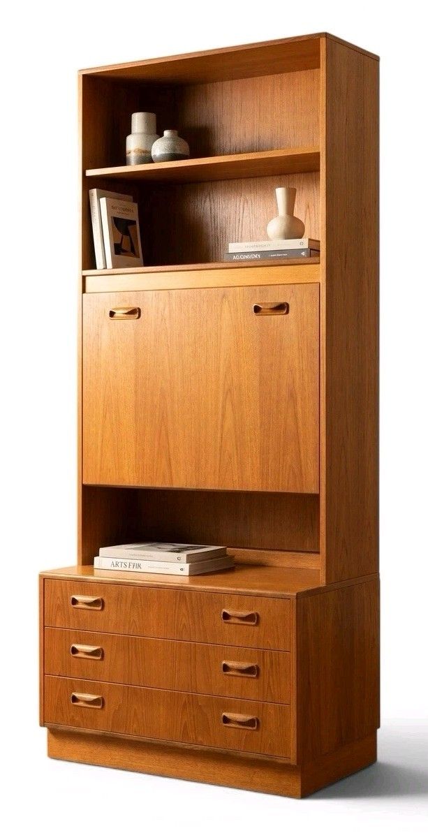 G Plan Fresco Teak Bookcase Chest Of Drawers Wall Unit Superior Quality Retro photo buy