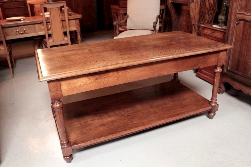 Early 20th Century Oak Drapery Table photo for sale