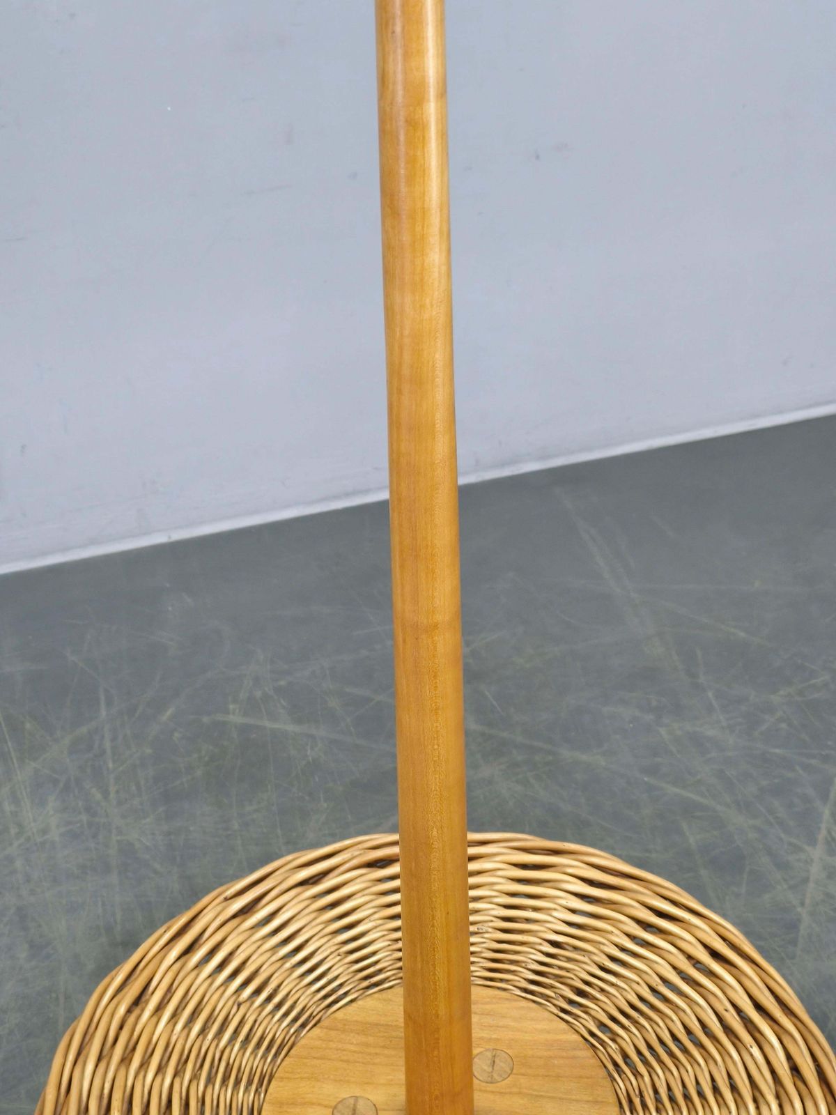 Lampadaire Jan Kalous Uluv en rotin, Tchécoslovaquie, années 1960 photo buy