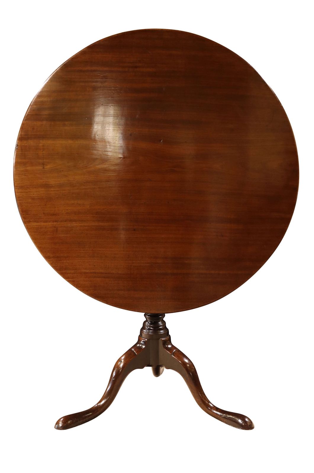 George II Mahogany Snap Top Occasional Table With Spiral Twist Column, Circa 1750 photo for sale