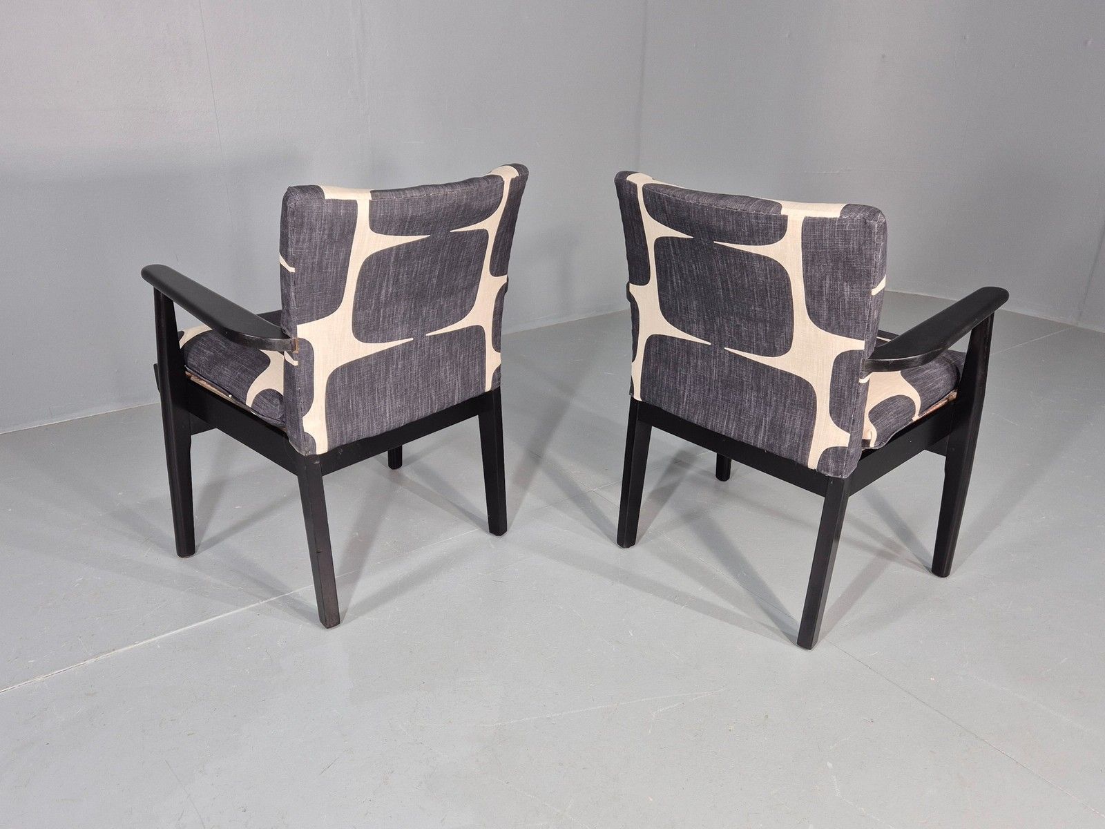 Furniture 2 Vintage 1960s Lounge Chairs Parker Knoll New Upholstery Eb11847 photo