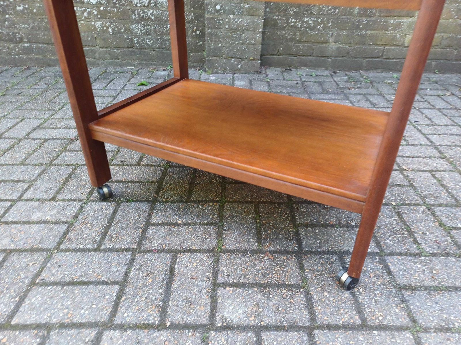 1970s Brutalist Teak Flame Tile Top Coffee Table And Drinks Trolley Danish Modern Retro Mid Century Furniture Set Free Hand Delivery photo for sale