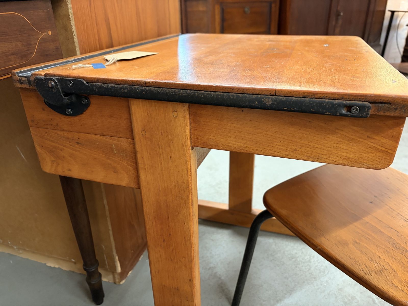 photo buy Vintage Child’s Single School Desk & Chair