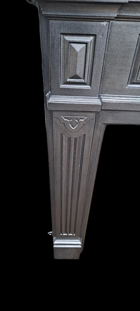 Original Antique Victorian Edwardian Cast Iron Fireplace Cast Iron Fire Surround photo 550.0