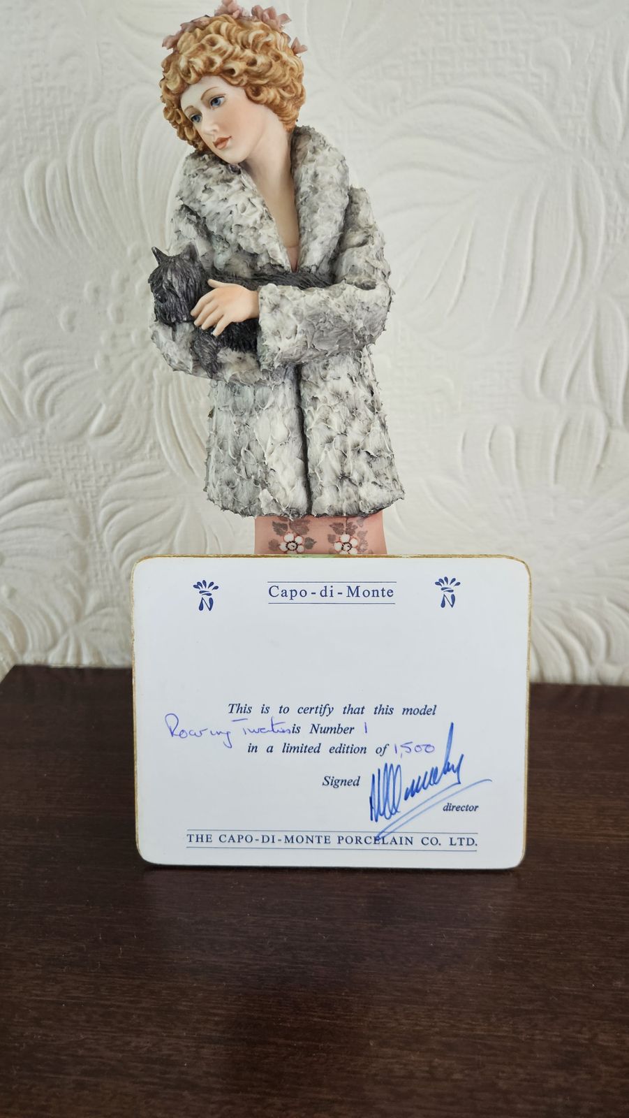 Rare Capodimonte 'Genevieve' Porcelain Figurine By Jpa   Roaring Twenties / Art Deco Style   World Limited Edition No. 1/1500 photo furniture