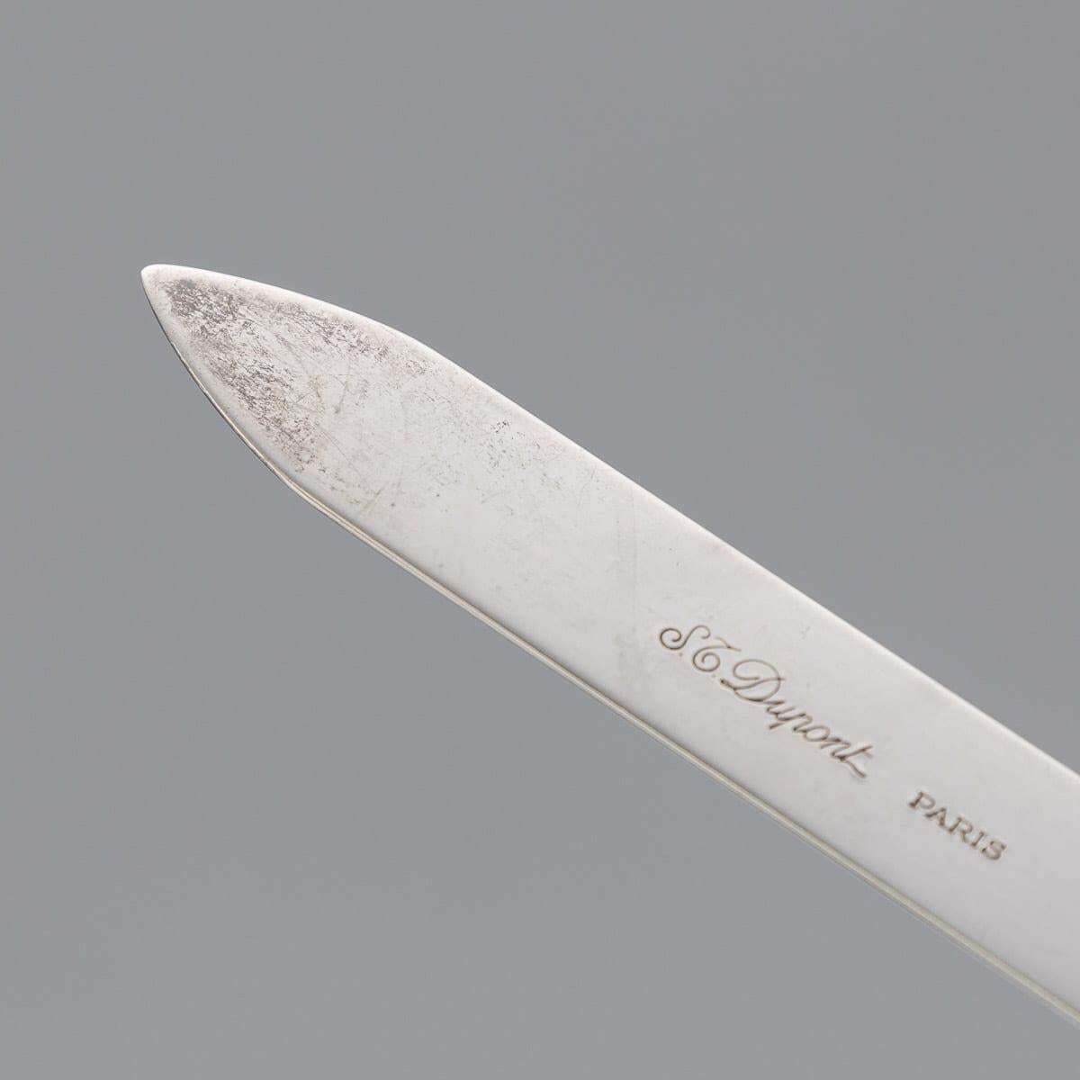 Vintage 20thc French Solid Silver & Gold Bookmark By S.T. Dupont, Paris photo 1115.0