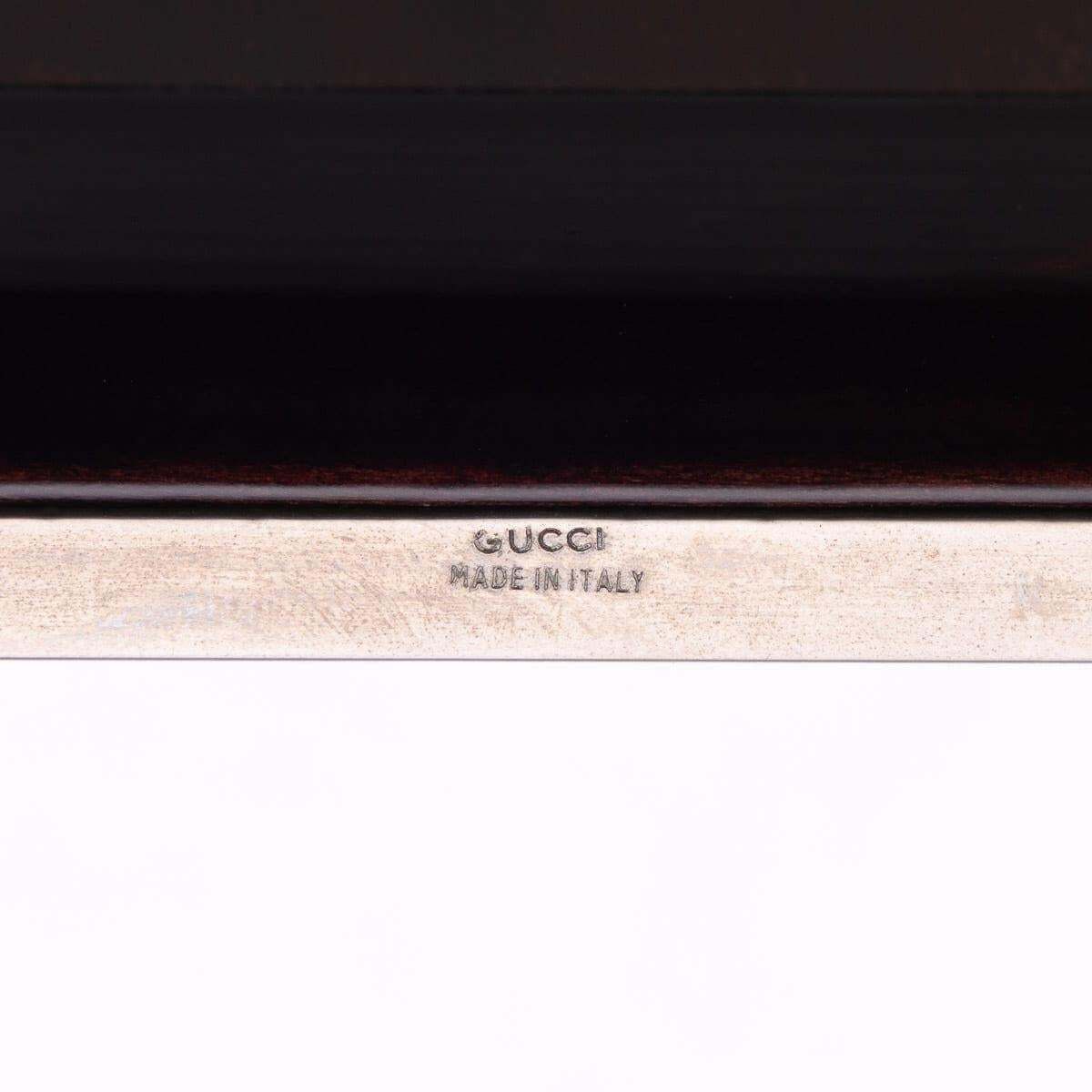 photo furniture Vintage 20th Century Italian Silver Plated Photograph Frame By Gucci