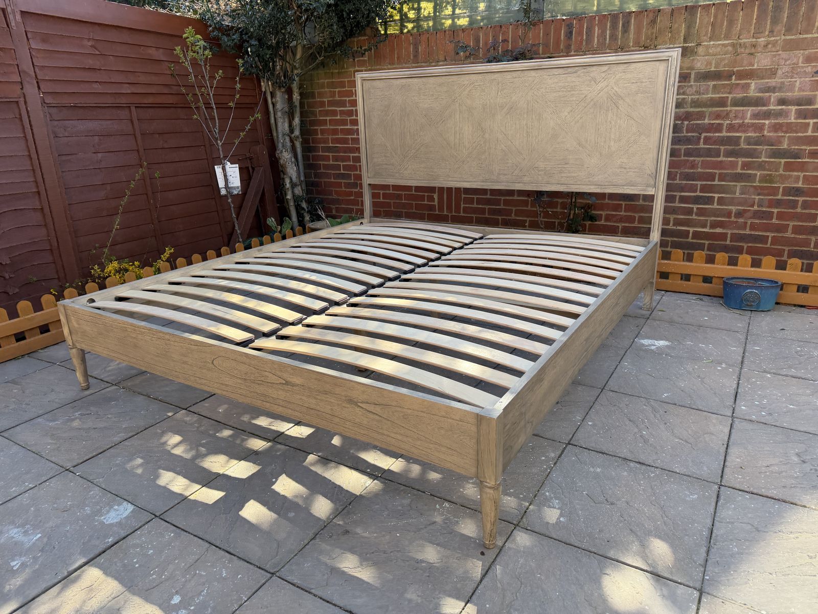 Furniture Stunning French Colonial Style Super King Size Bed Frame – Superb Condition – Rrp £1,440 photo