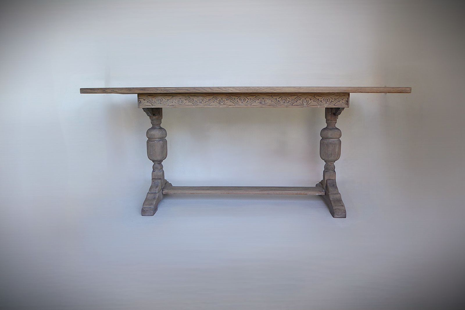 Antique French Refectory Weathered Dining Kitchen Table 183 X 78 X 77  Seats 8 photo furniture