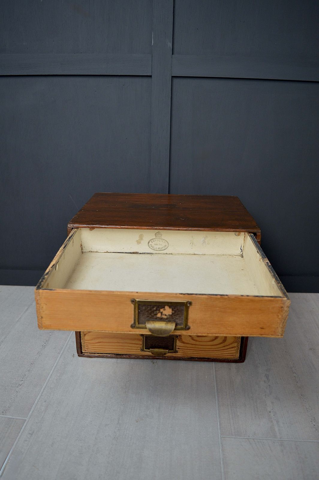 20th Century Post Office Stationary Drawers photo furniture