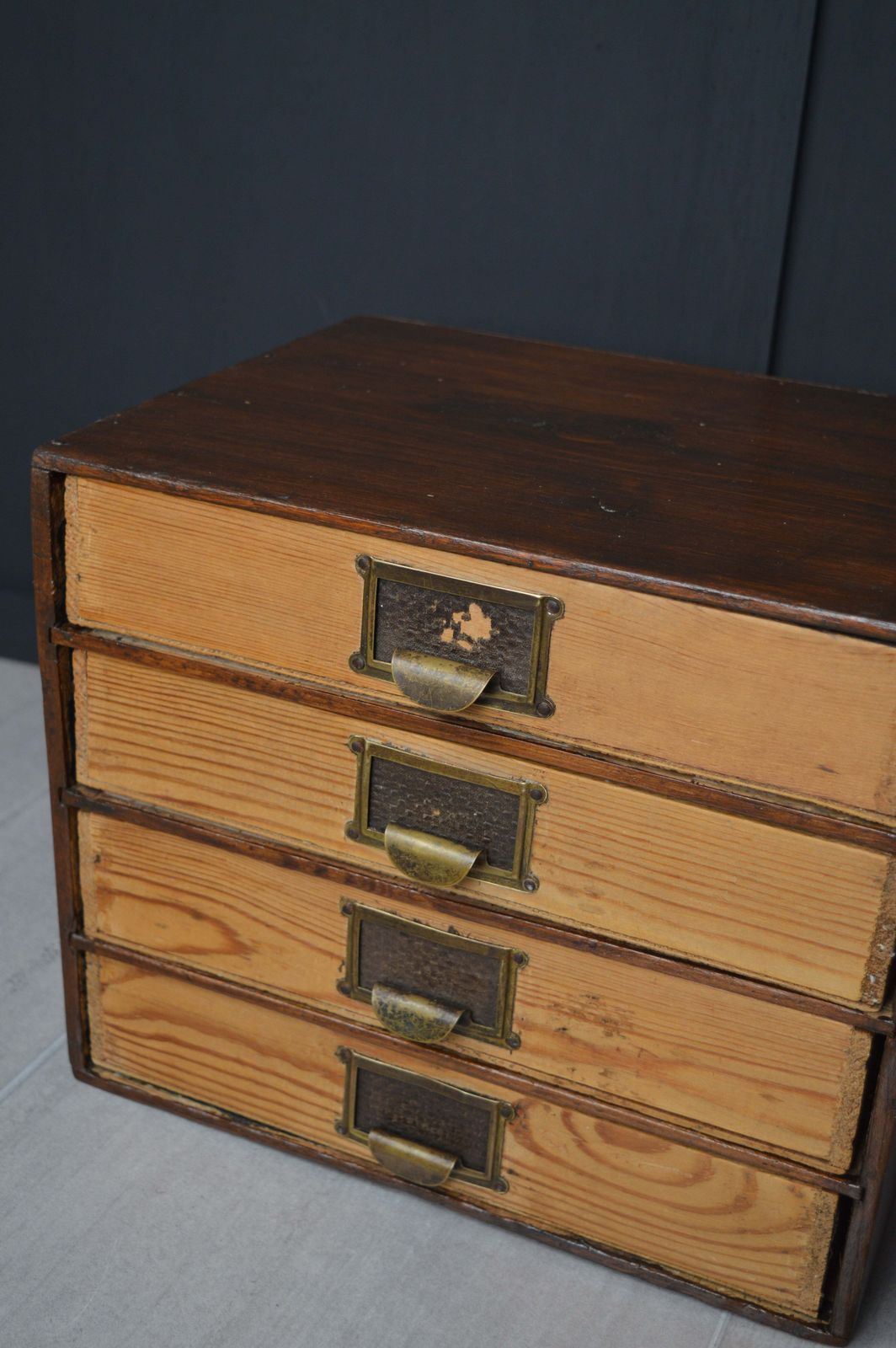 Furniture 20th Century Post Office Stationary Drawers photo