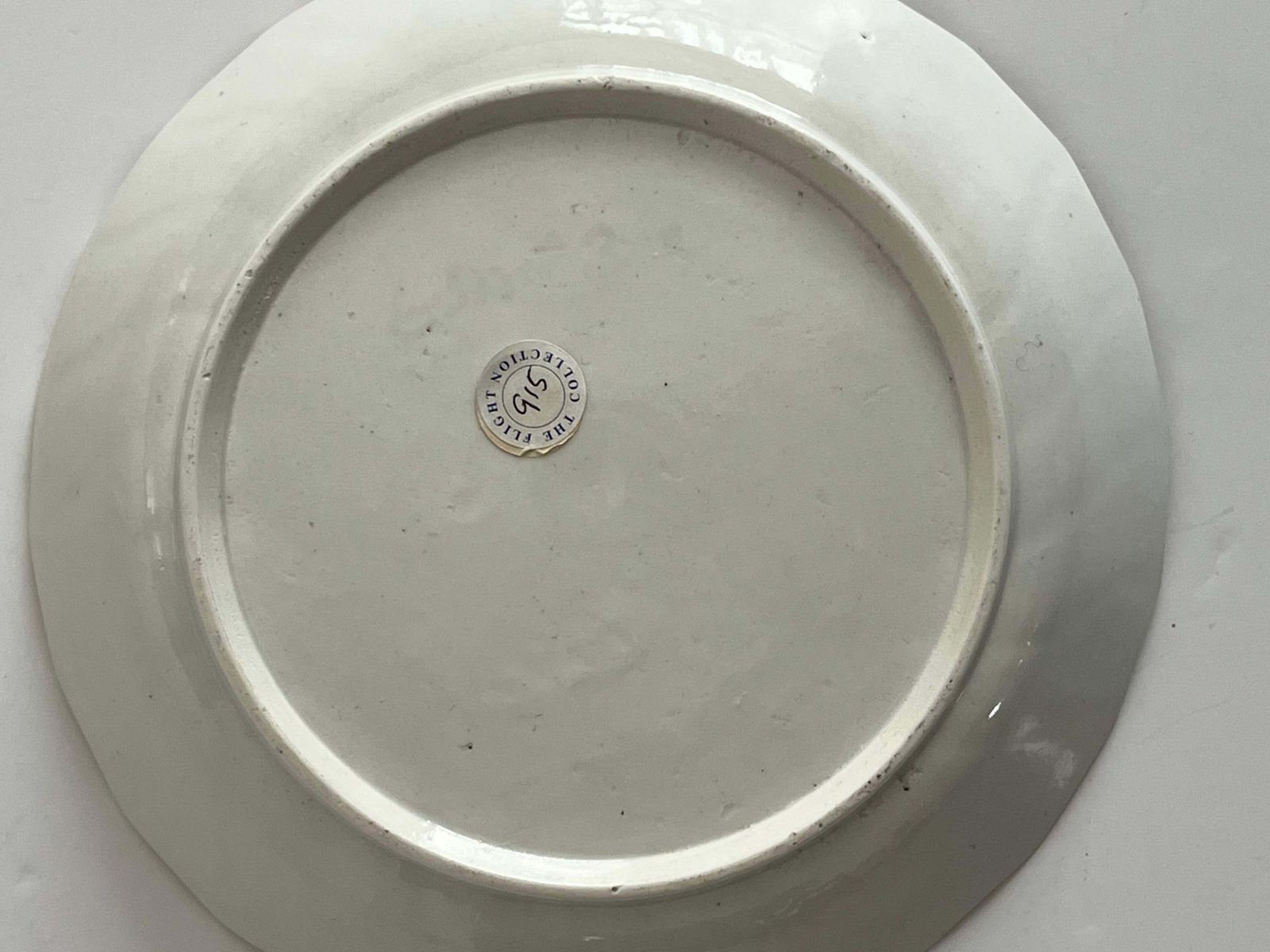 377.0 Provenance Lord & Lady Flight Collection Gilded Dish Flight Worcester, ca. 1795 photo