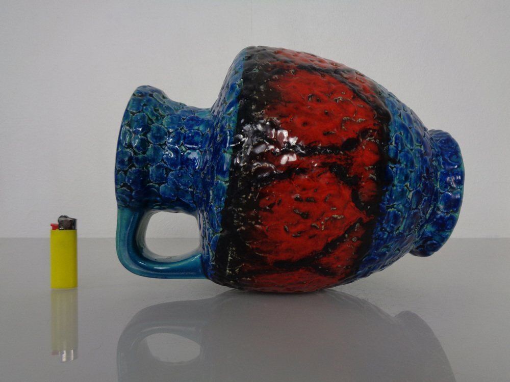 photo furniture Pop Art 216 25 Ceramic Vase From Bay Keramik, Germany, 1970s