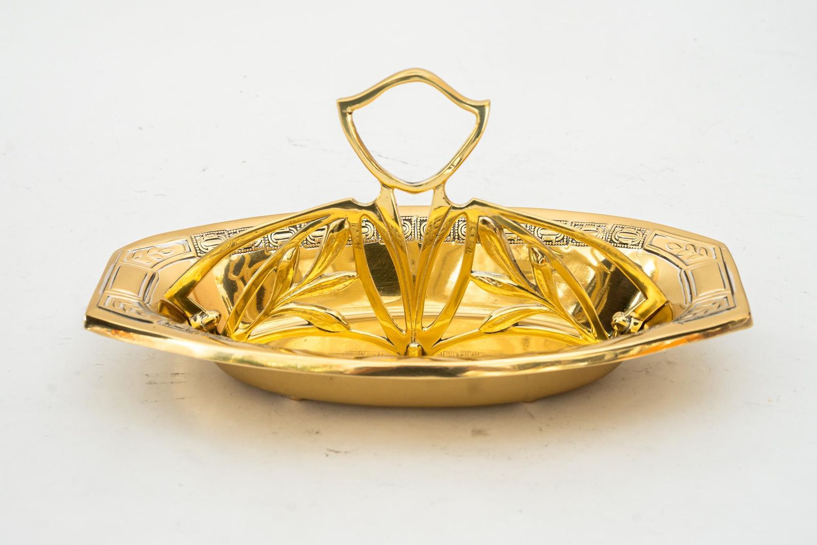 Jugendstil Brass Centerpiece Around 1907 photo for sale