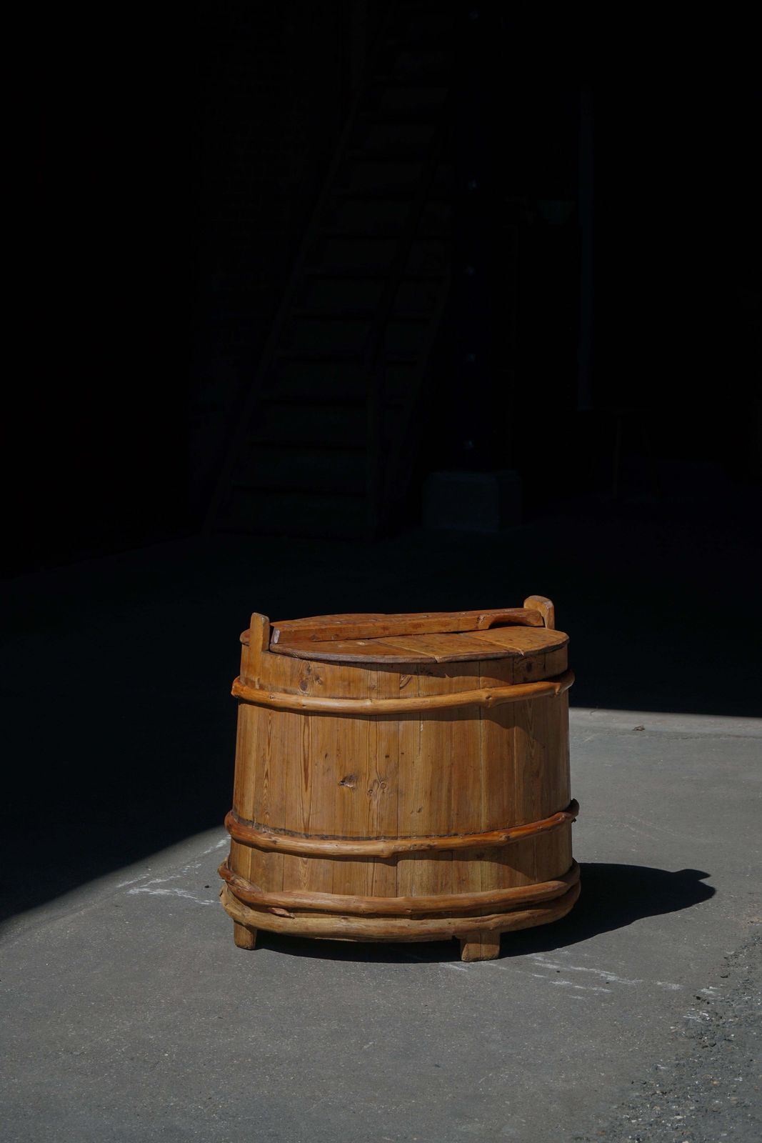 Scandivanvian Decorative Wooden Planter / Storage Vessel, Wabi Sabi, 1950s photo buy