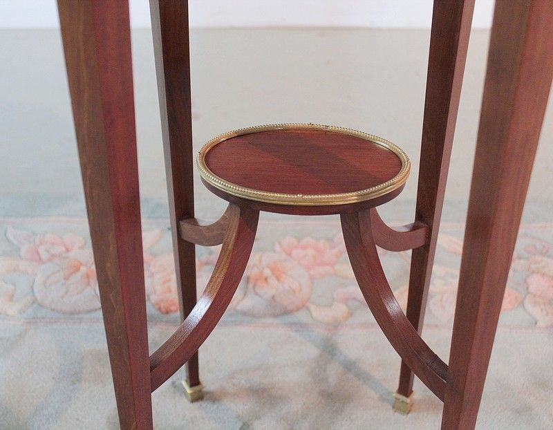 Small Table Louis XVI Serving Table In Mahogany 20th photo vintage