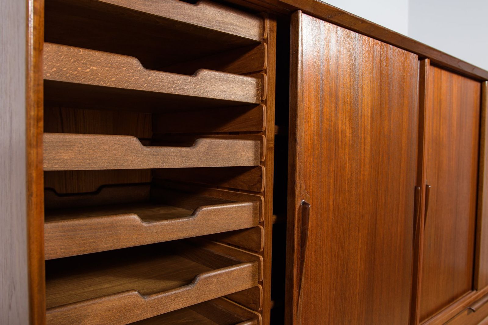 Mid Century Model 13 Sideboard In Teak By G. Omann For Omann Jun, Denmark, 1960s photo buy
