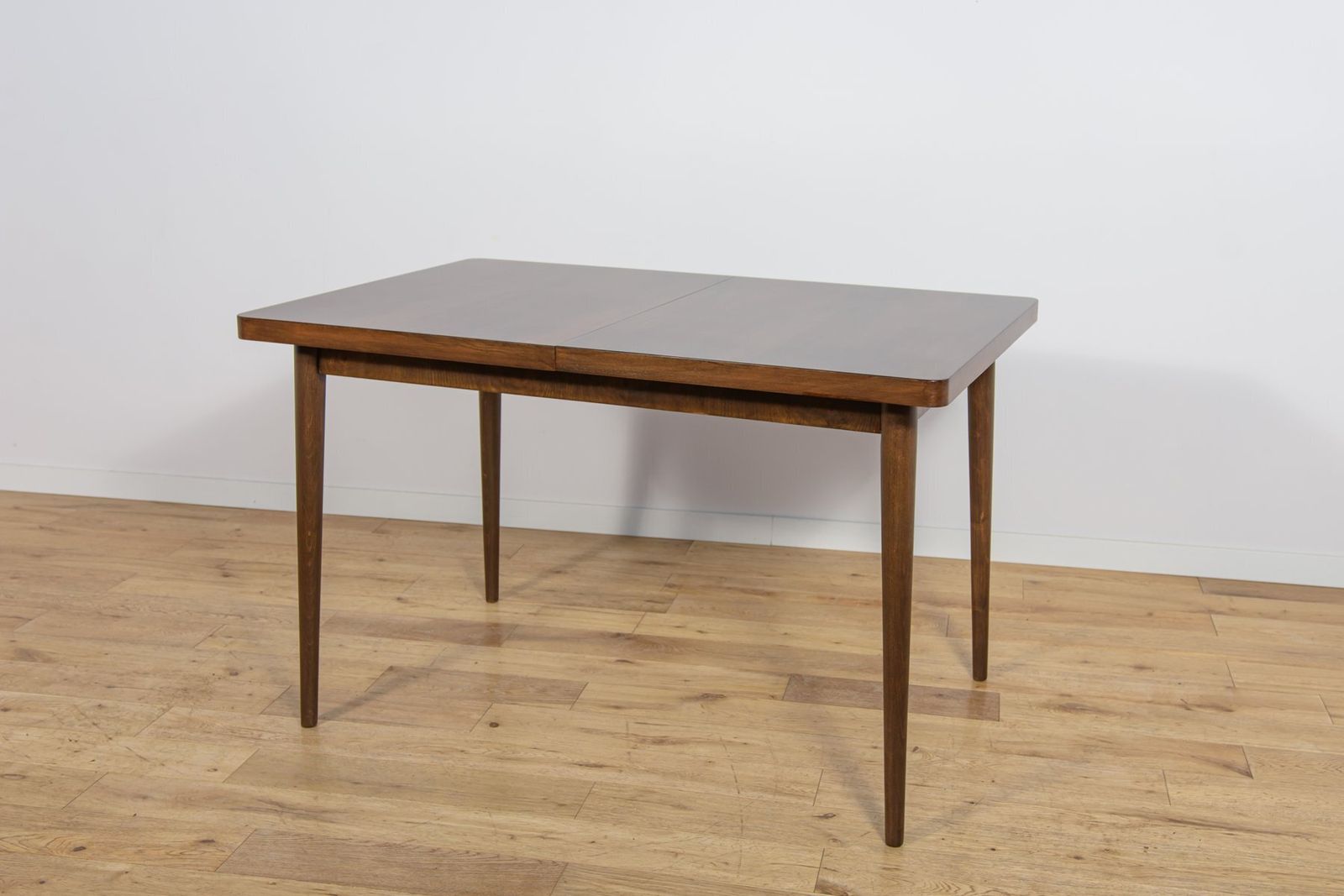 Mid Century Walnut Dining Table By Bohumil Landsman For Jitona, Former Czechoslovakia, 1960s