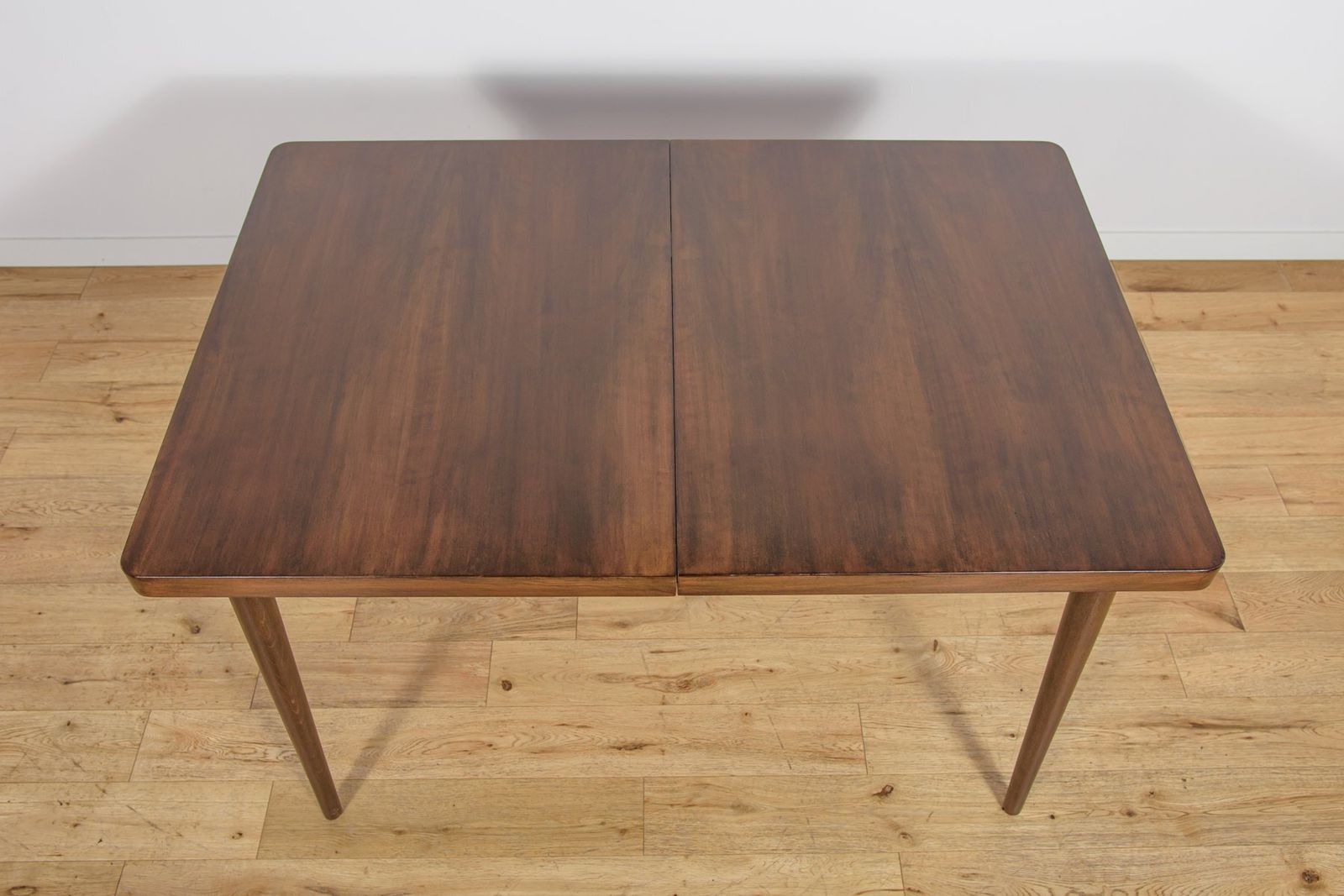 Mid Century Walnut Dining Table By Bohumil Landsman For Jitona, Former Czechoslovakia, 1960s photo vinterior