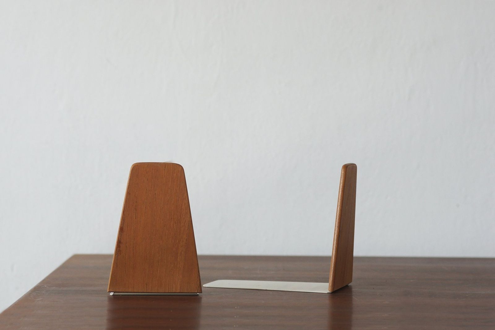 Mid Century Modern Teak Bookends By Kai Kristiansen, 1960s, Set Of 2
