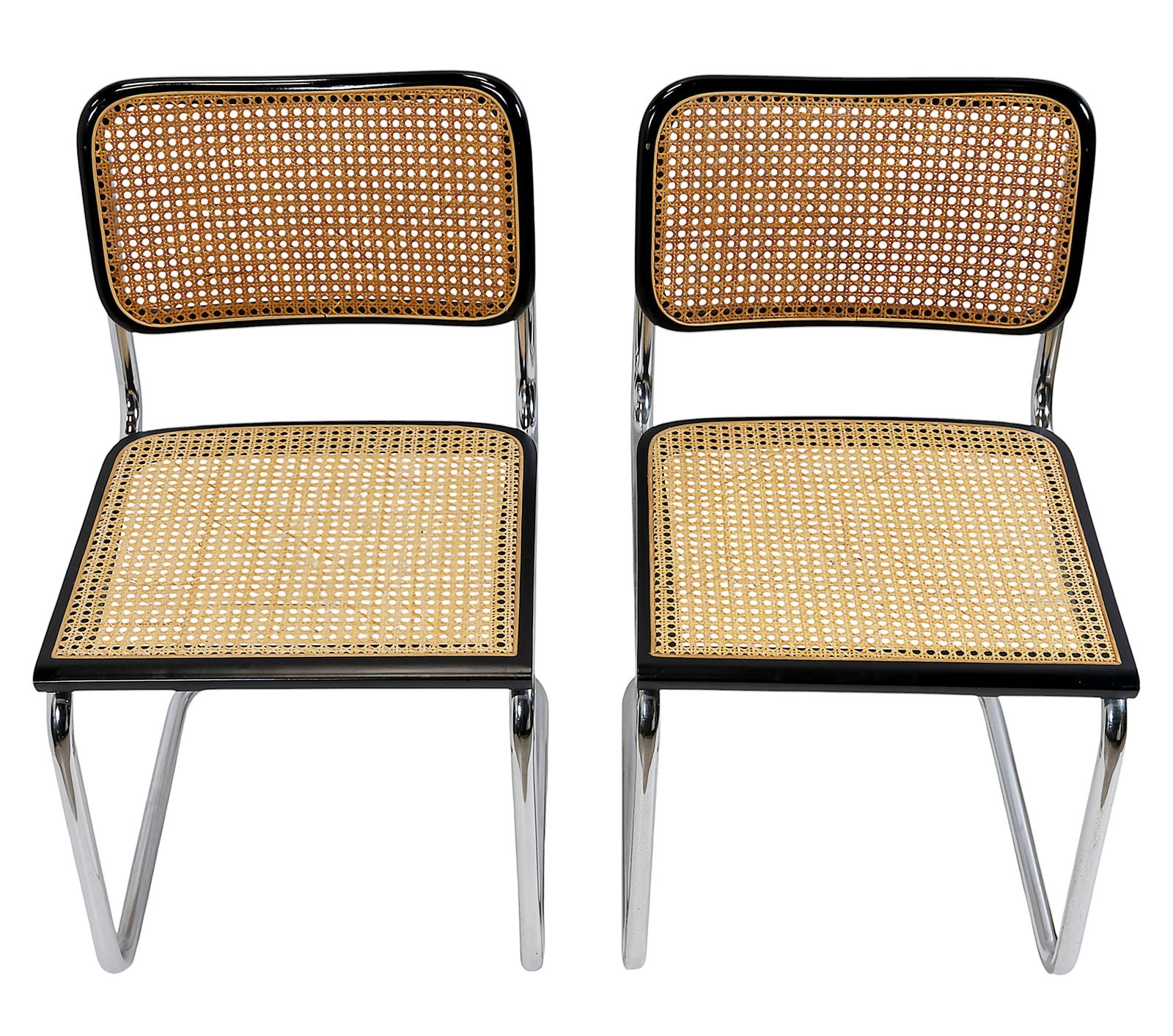 Set Of 4 Pcs. Mid Century Marcel Breuer Cesca Chairs By Cidue photo for sale