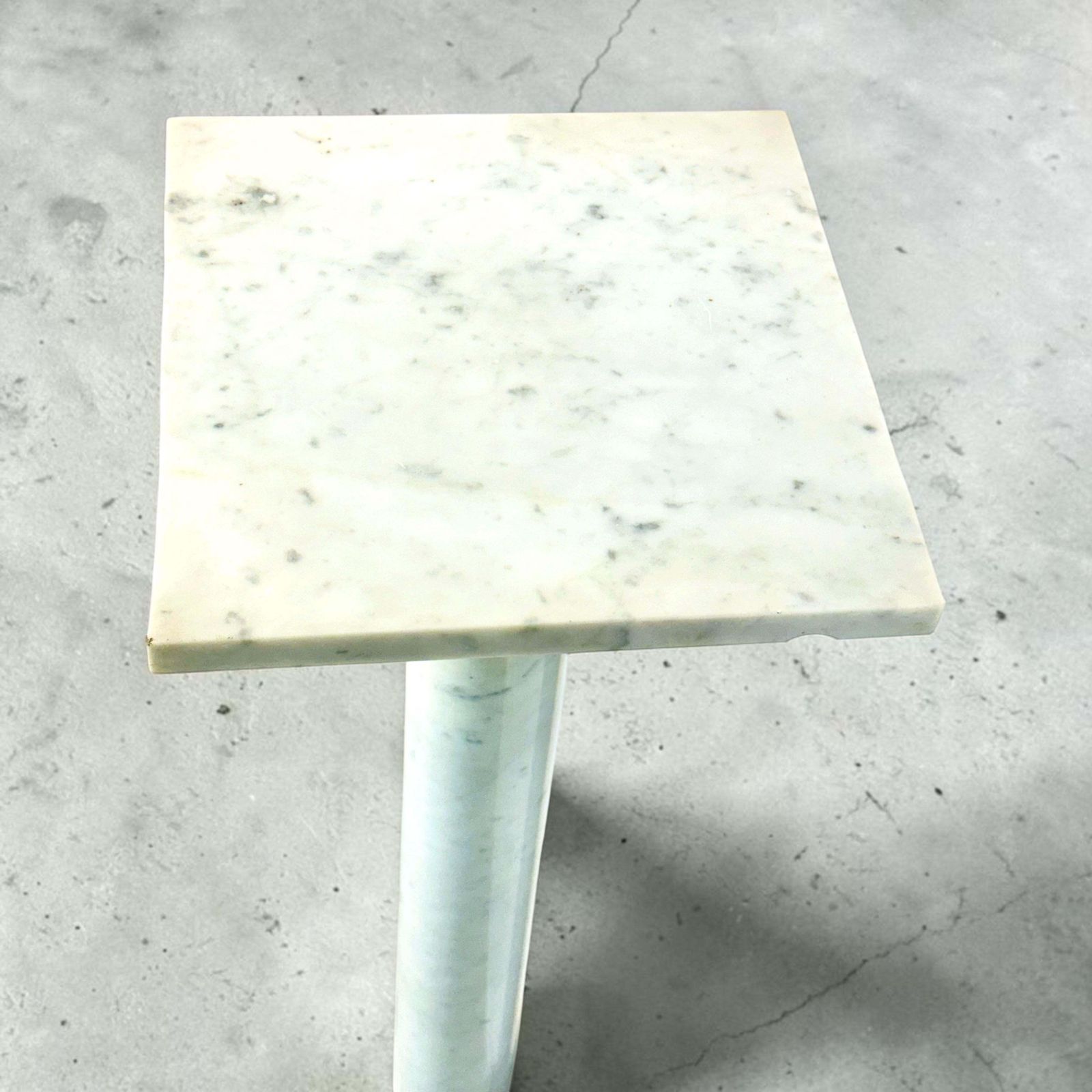 photo vintage French Marble And Gilt Bronze Pedestal Column, 19th Century