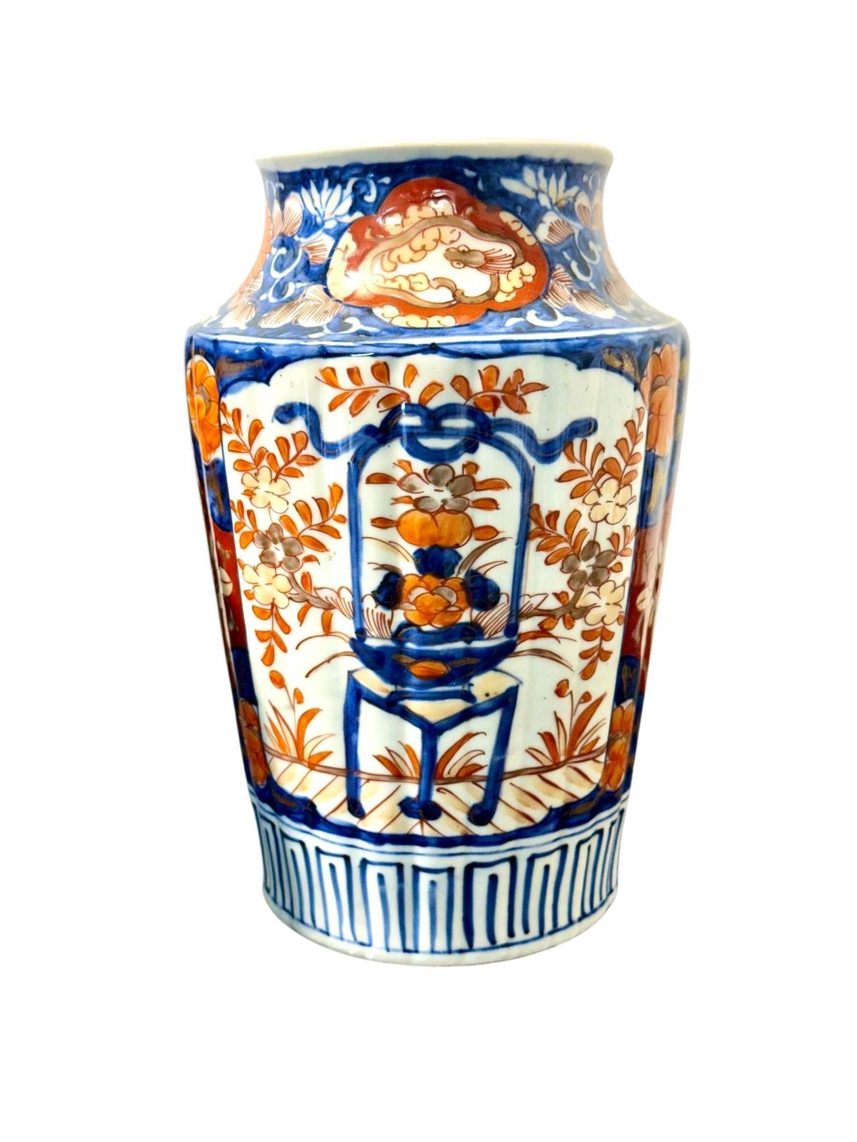 Pair Of 19th Century Japanese Imari Porcelain Vases photo for sale
