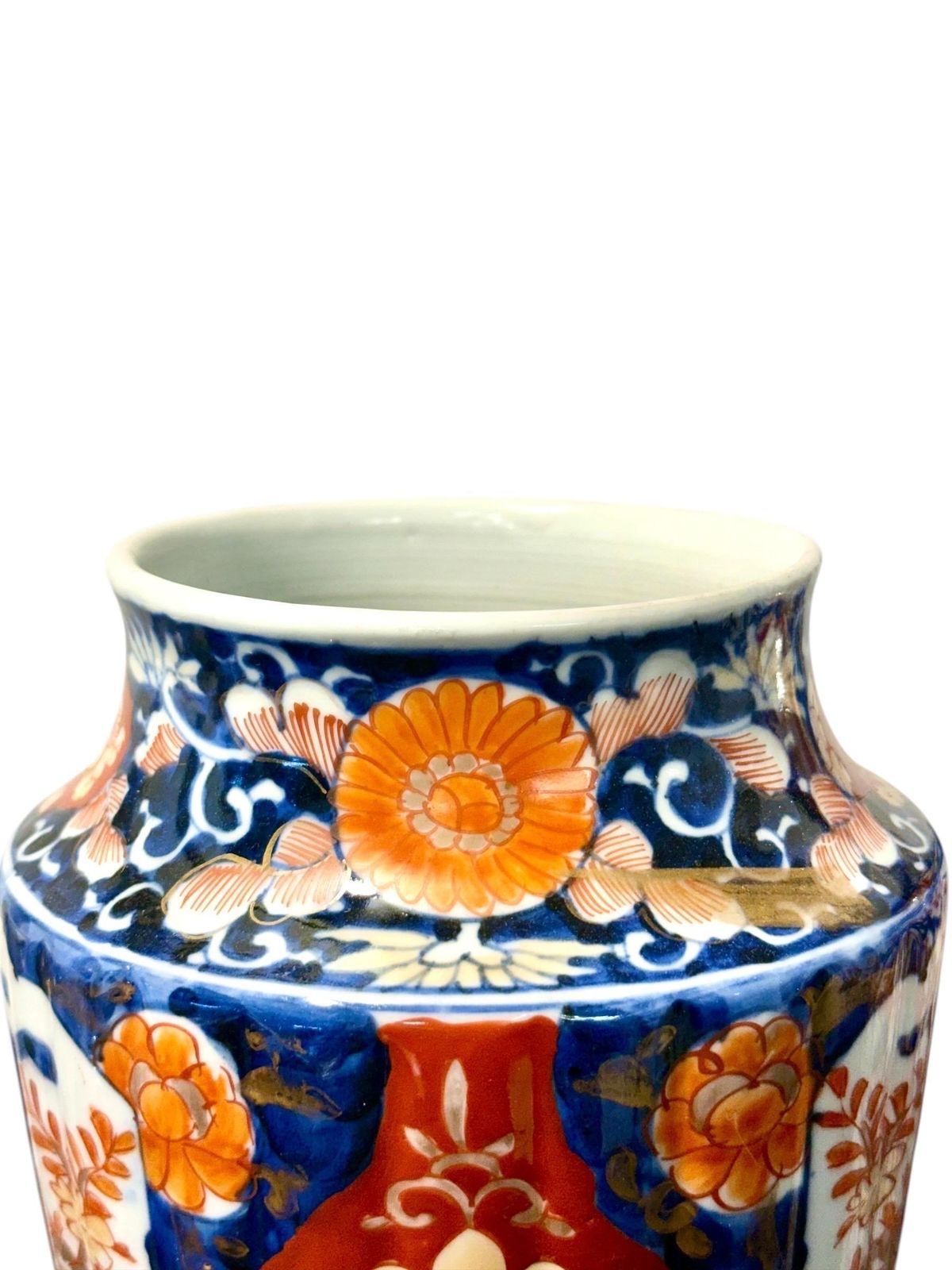 photo for sale Pair Of 19th Century Japanese Imari Porcelain Vases