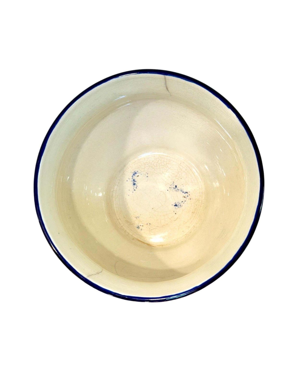 French Majolica Jardinière, Cobalt Blue, Napoleon III, 19th C. photo 1081.0