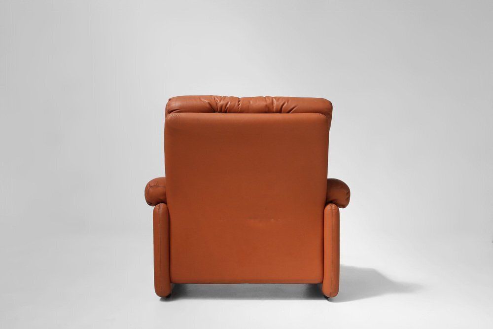 photo buy Coronado Lounge Chair In Brown Leather By Tobia Scarpa For B&B Italia, Italy, 1960s