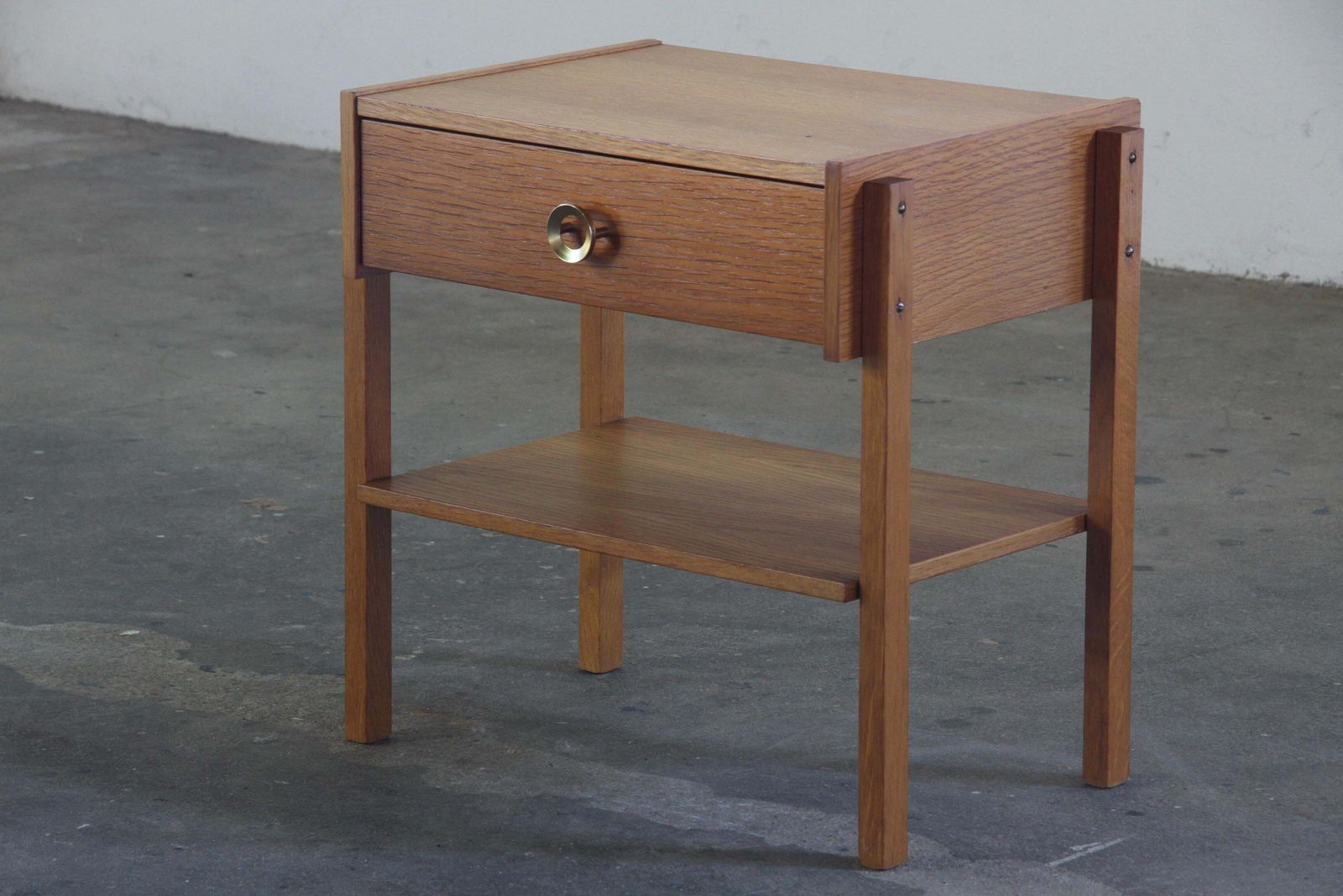 Vintage Danish 1970s Mid Century Oak Bedside Table Night Stand photo furniture