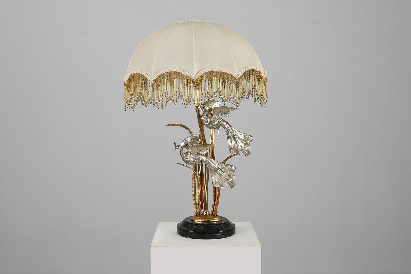 Hollywood Regency Theatrical Table Lamp From Galeotti, Italy, 1970s photo Lighting