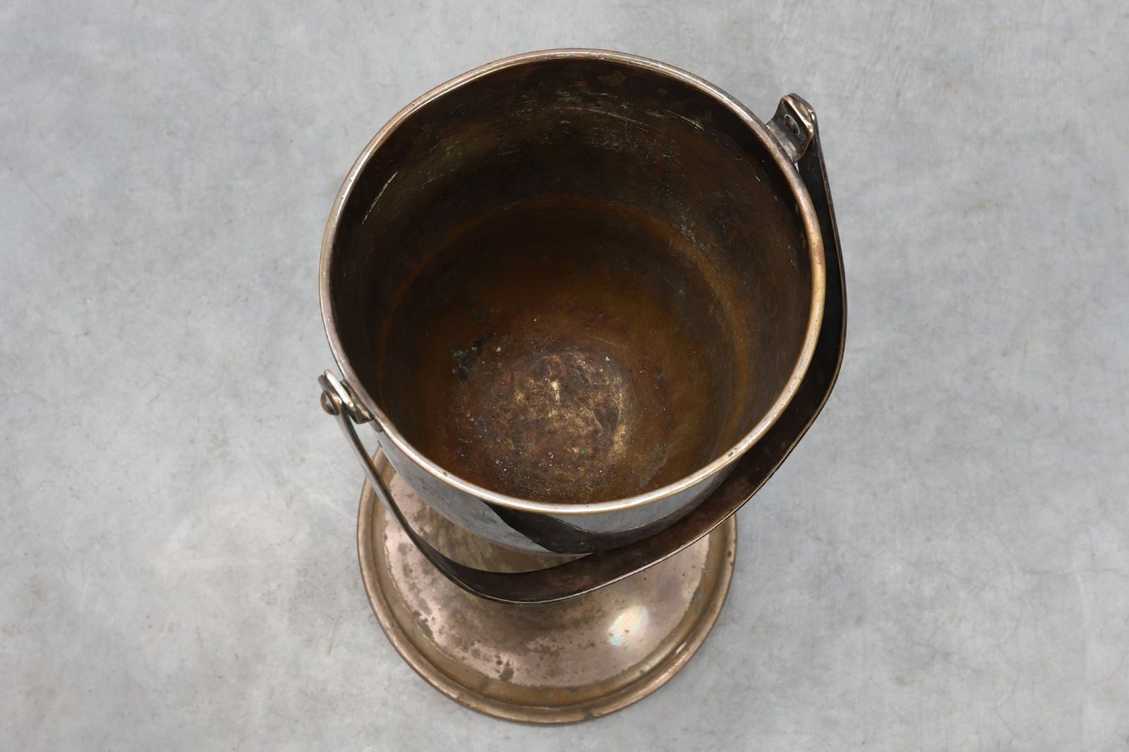photo buy Art Deco Silvered Copper Champagne Bucket On Stand, France, 1910s