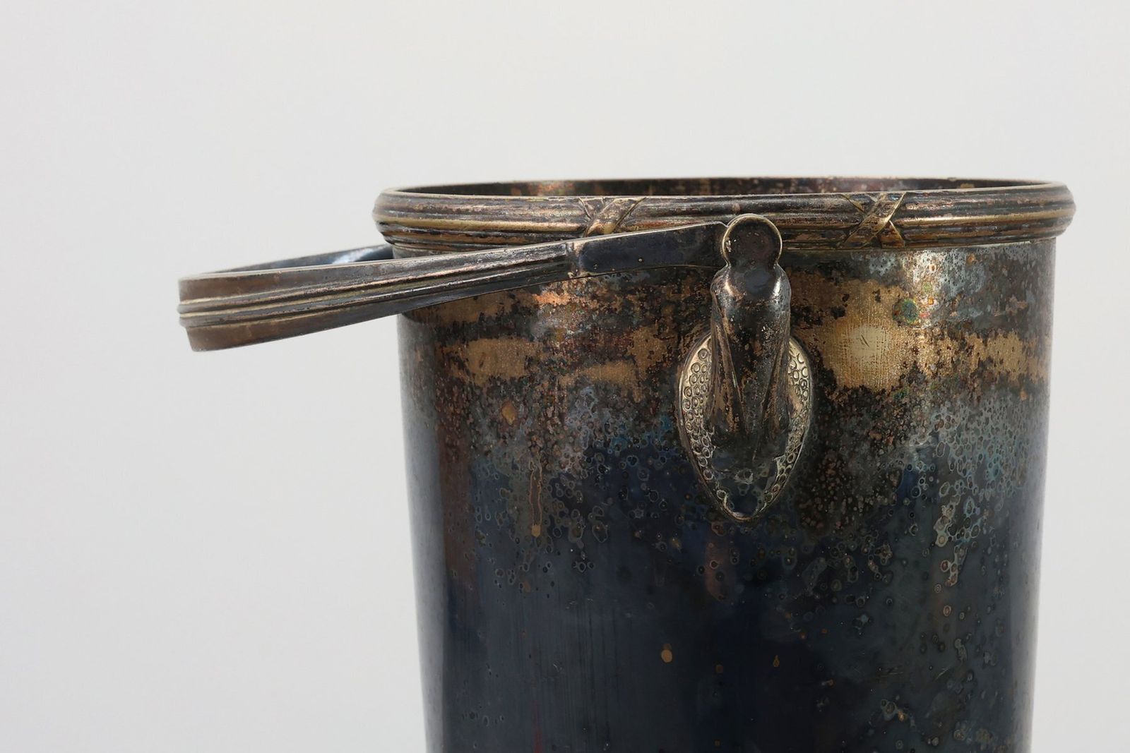 photo furniture Art Deco Silvered Copper Champagne Bucket, France, 1910s