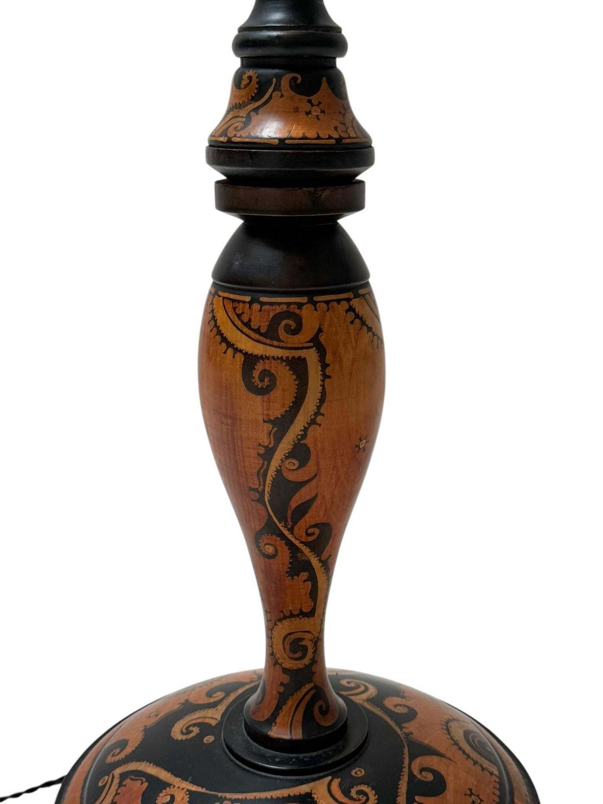 Art Deco Batik Floor Lamp By Hans Steinpatz, Dutch Design, 1920s photo Lighting