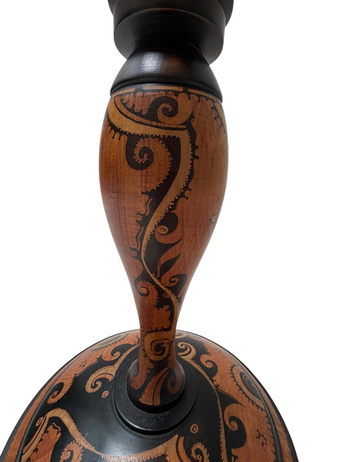Art Deco Batik Floor Lamp By Hans Steinpatz, Dutch Design, 1920s photo vinterior
