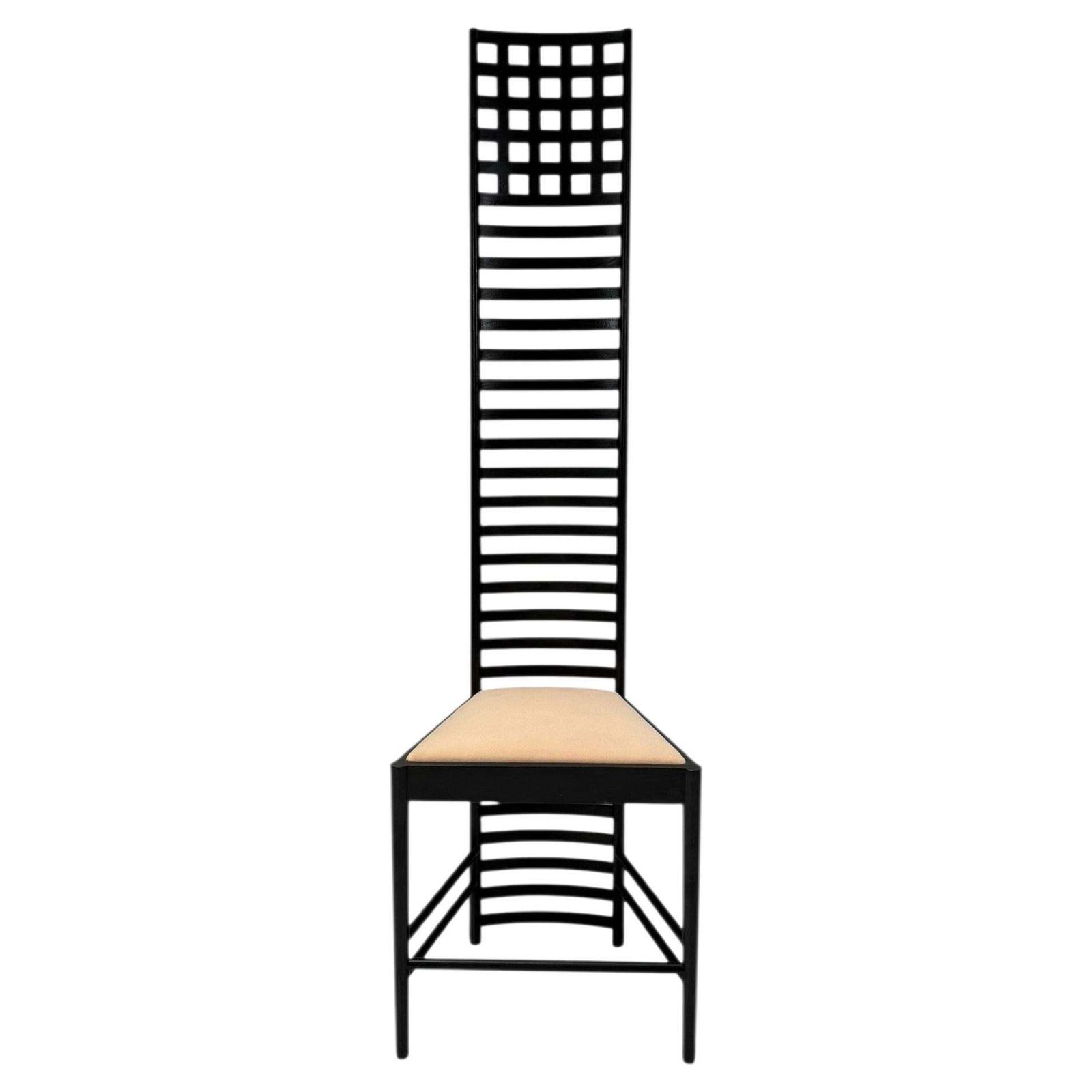1980s Hill House 1 Chair By Charles Rennie Mackintosh For Cassina Italy